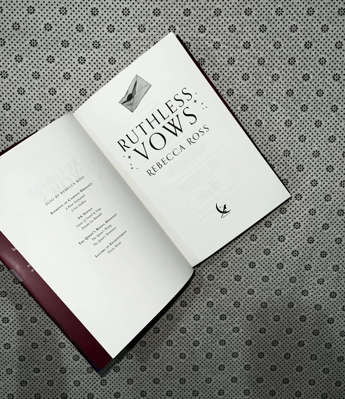ruthless vows letters of enchantment series book 2 by rebecca ross
