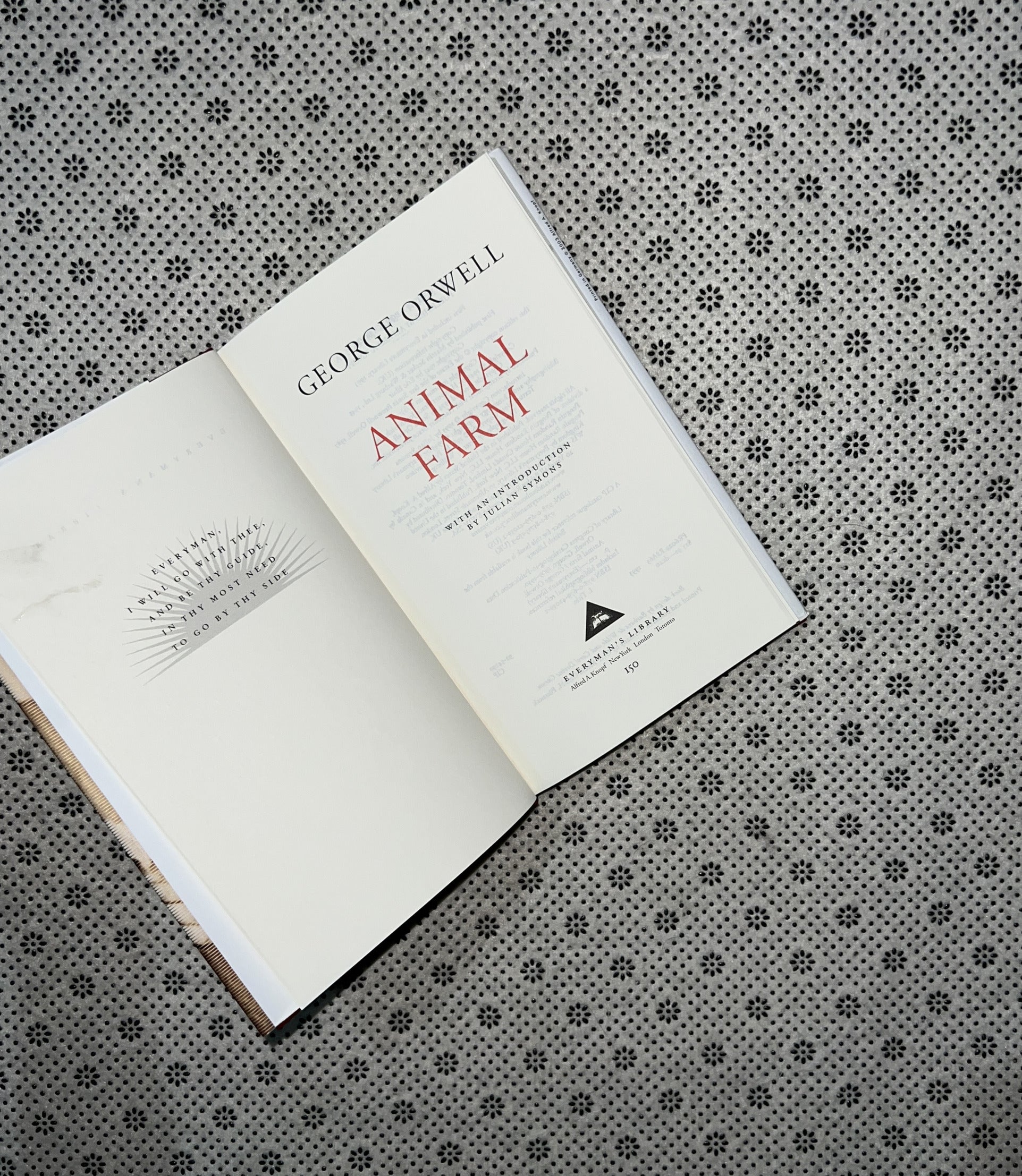 ANIMAL FARM: A Fairy Story (Everyman's Library Classics) by George Orwell