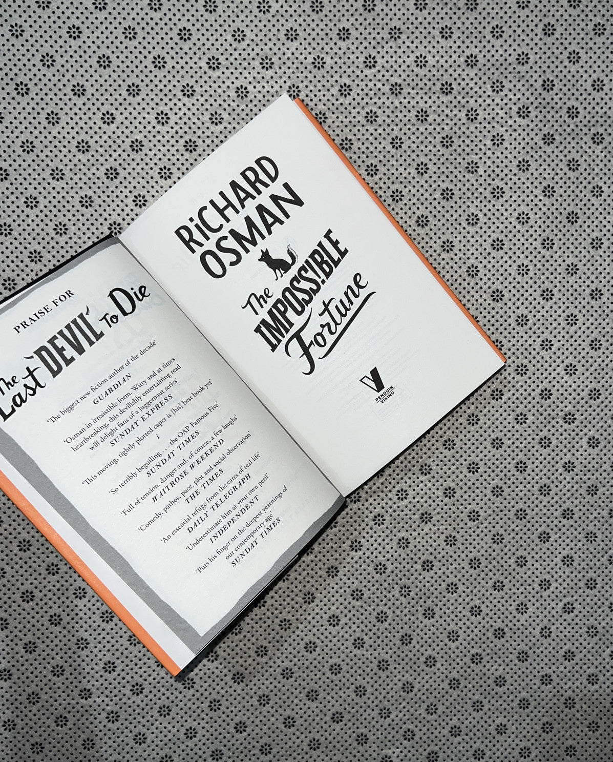 THE IMPOSSIBLE FORTUNE: A Thursday Murder Club Mystery Thursday Murder Club Mysteries Book Series (Part 5) by  Richard Osman 
