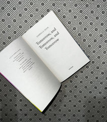 tomorrow and tomorrow and tomorrow sunday times bestseller by gabrielle zevin