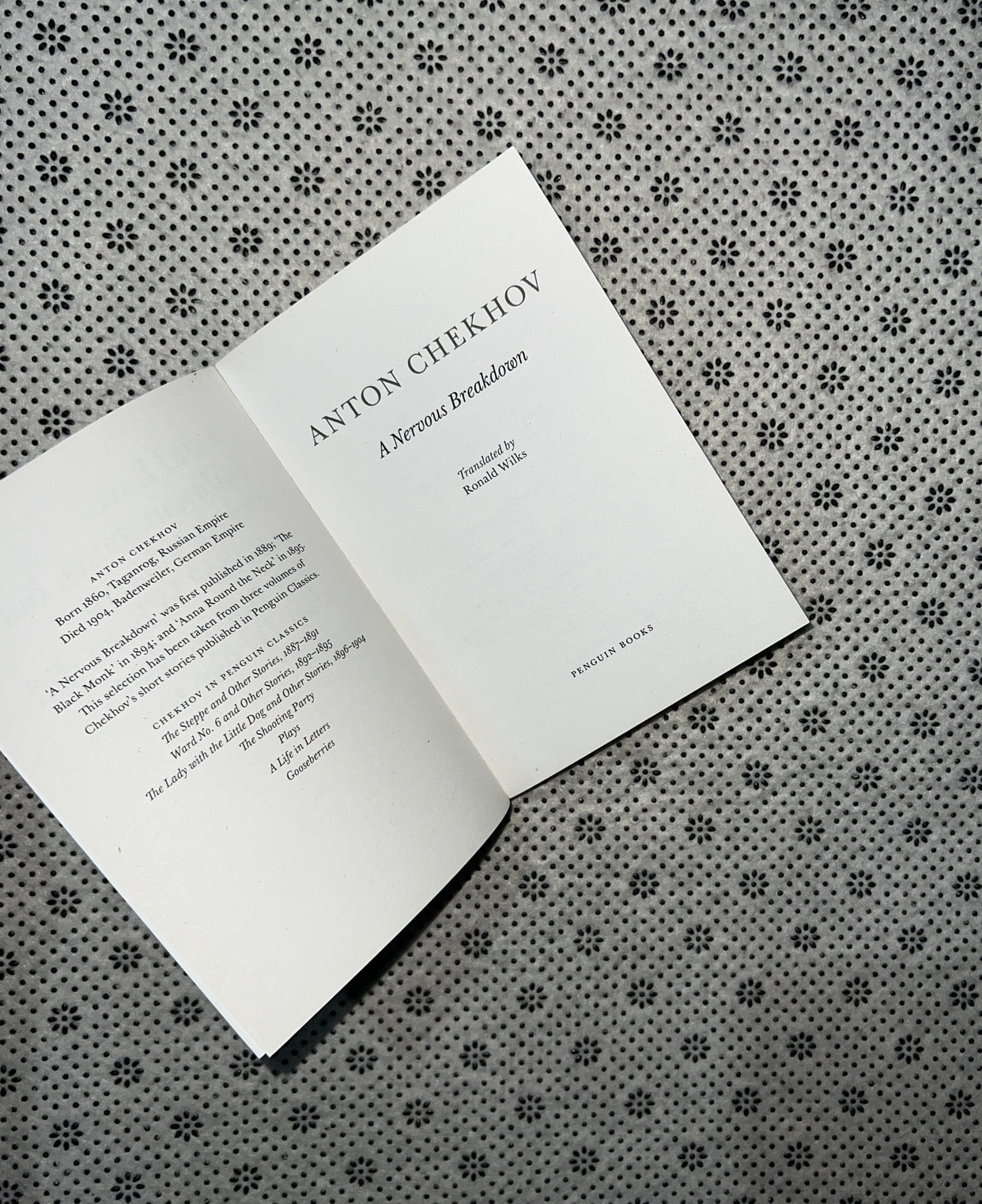 A NERVOUS BREAKDOWN by Anton Chekhov