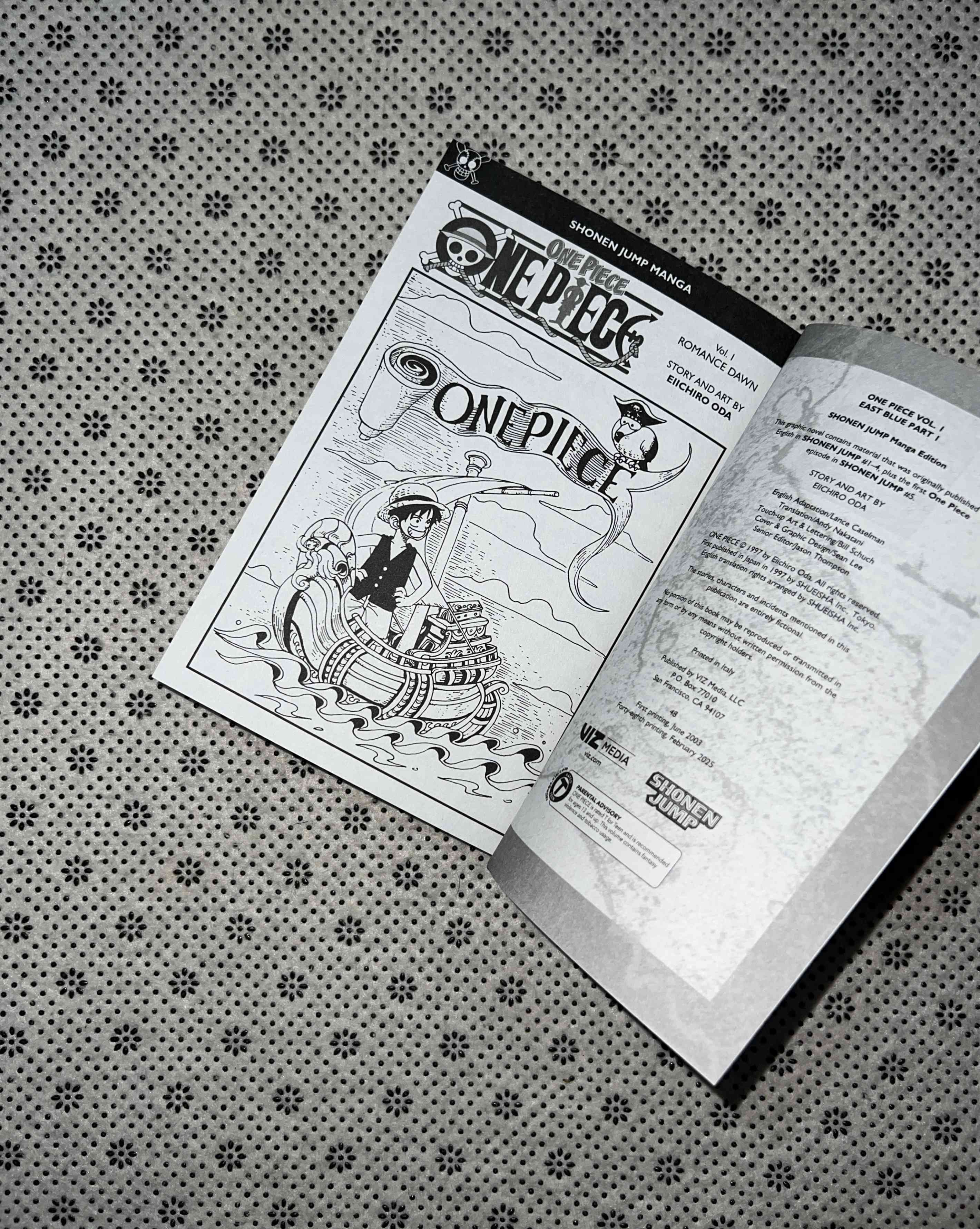 ONE PIECE Vol 1 by Eiichiro Oda