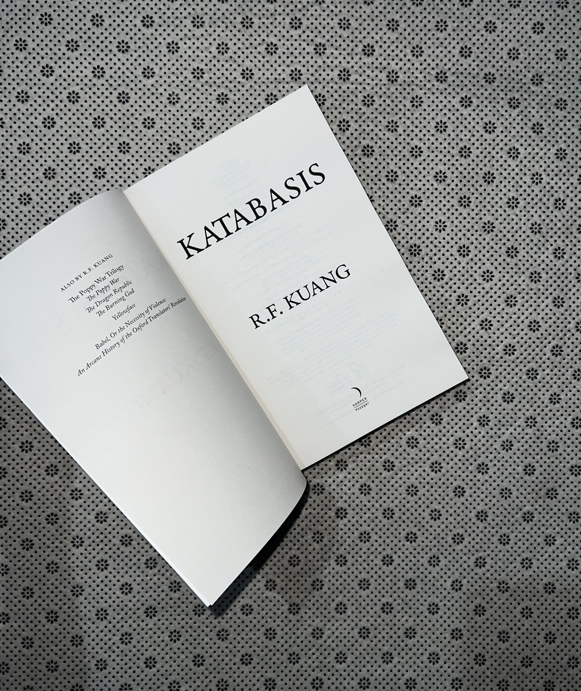  KATABASIS by R.F. Kuang 