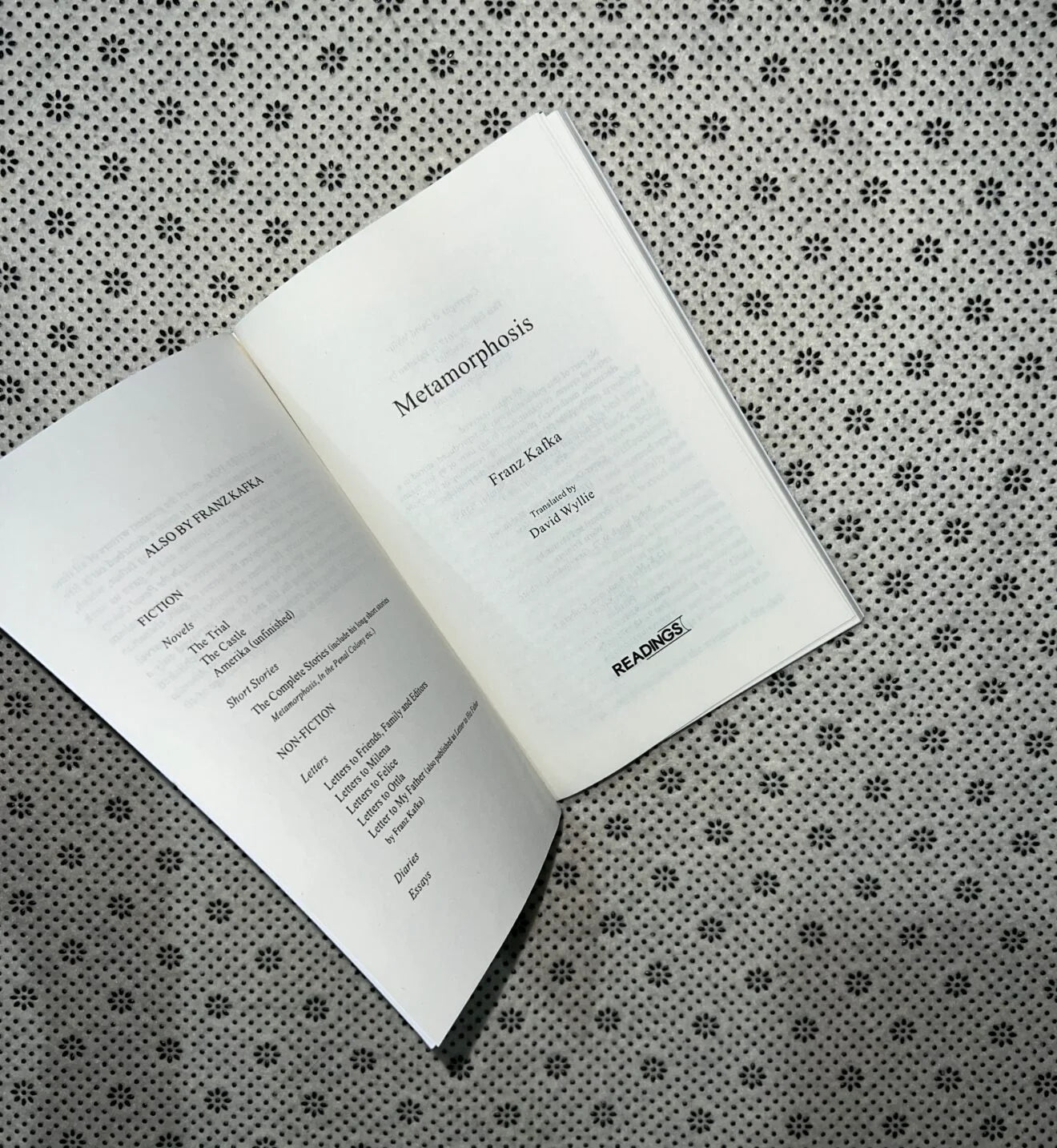 the metamorphosis by franz kafka