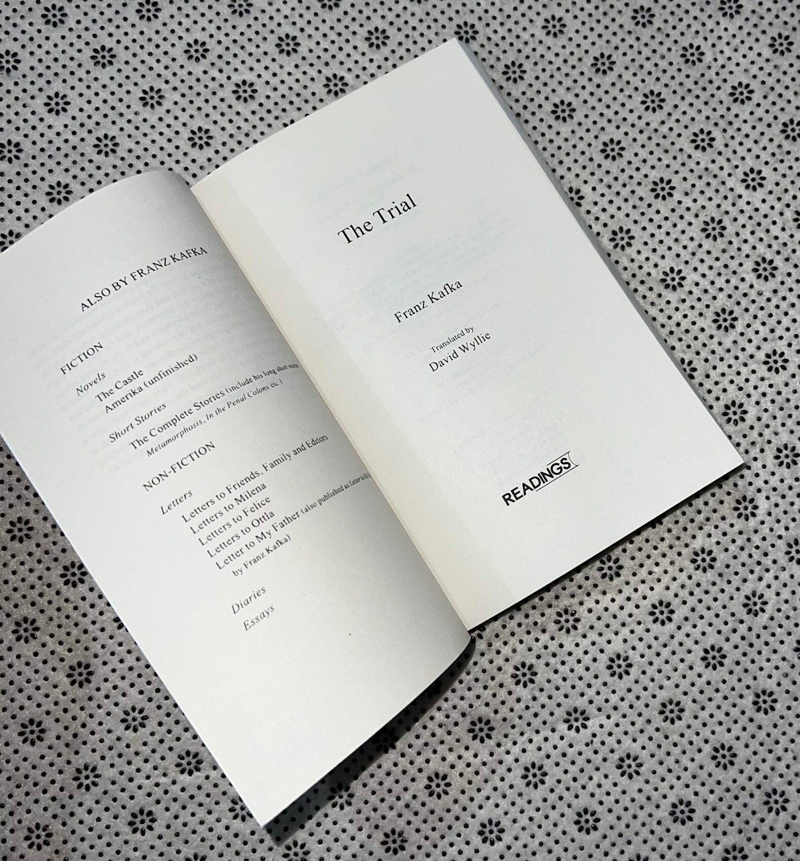 the trial reading classics by franz kafka