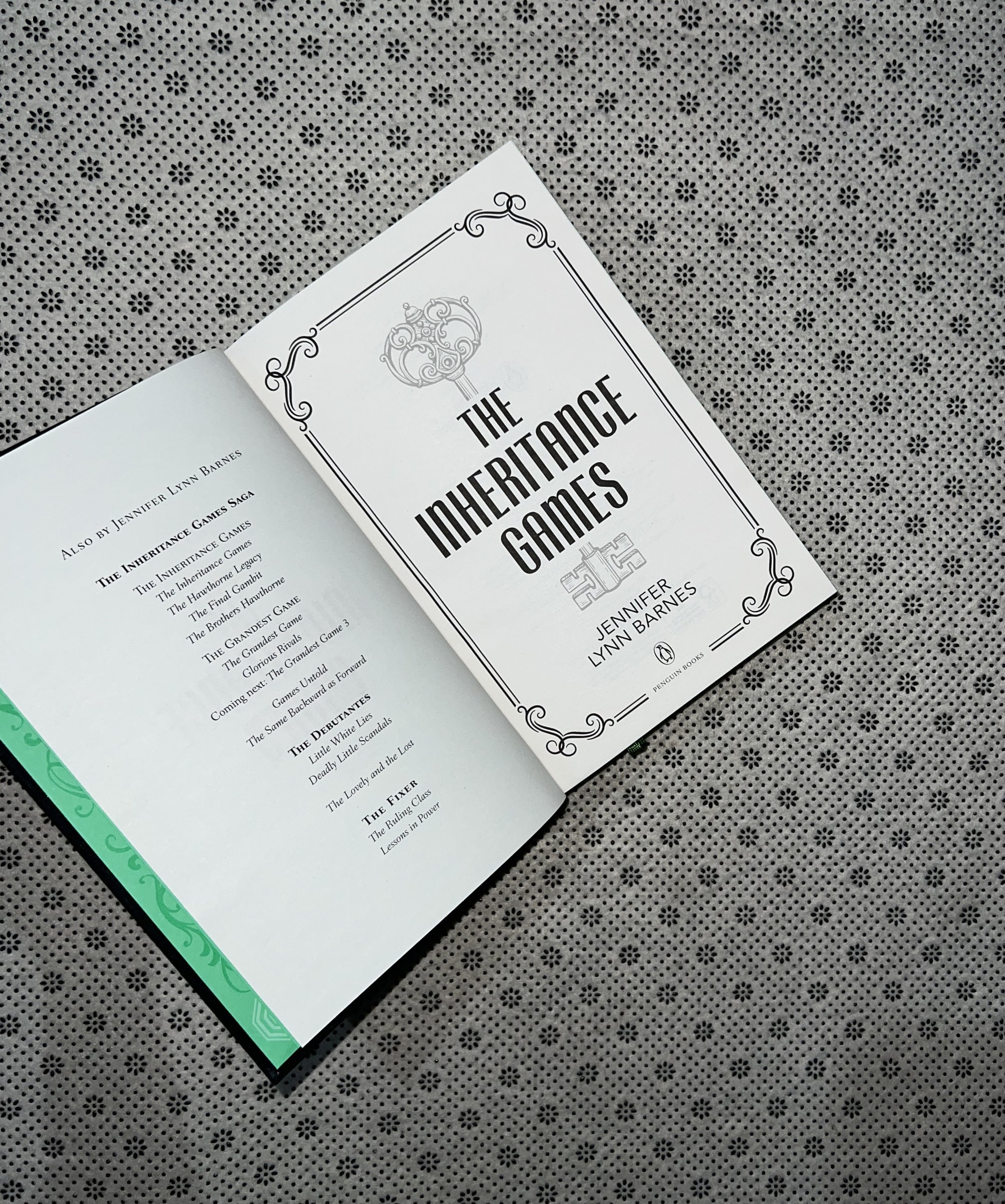 THE INHERITANCE GAMES: The Inheritance Games Series (Book 1) (Deluxe Collector's Edition) by Jennifer Lynn Barnes