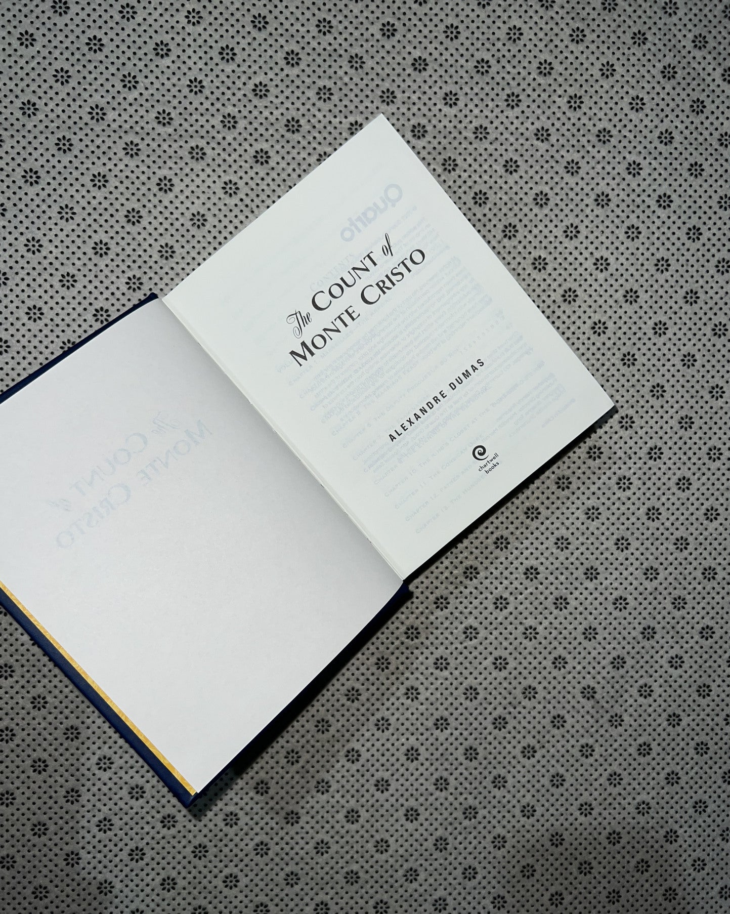 THE COUNT OF MONTE CRISTO (Chartwell Deluxe Editions) by Alexandre Dumas