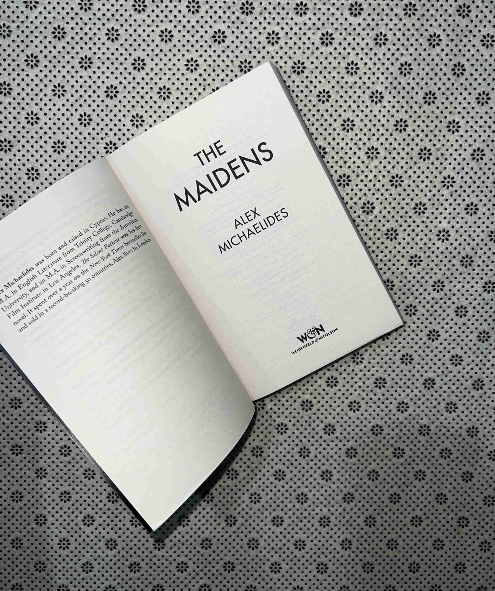 the maidens by alex michaelides 1