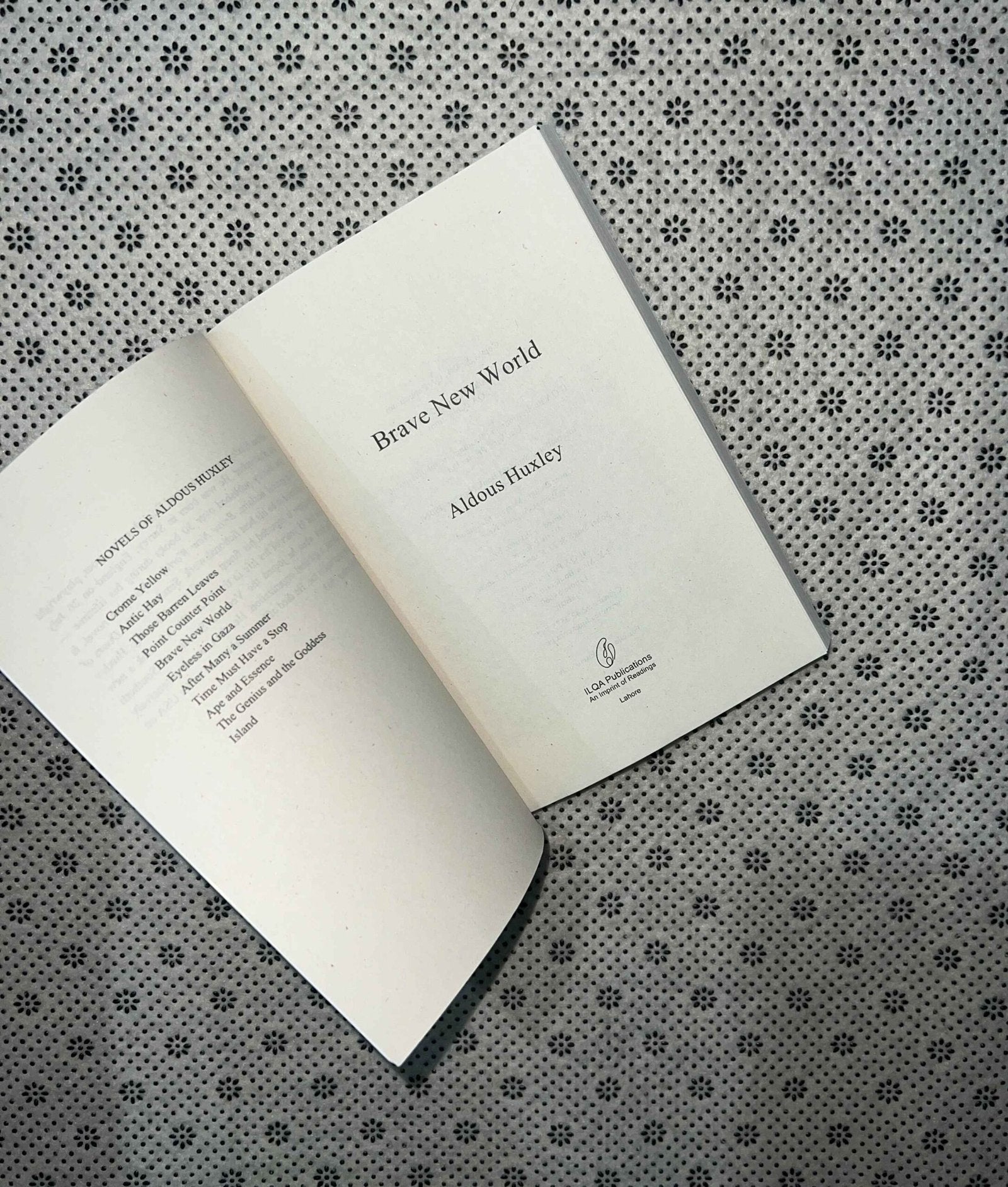 brave new world by aldous huxley