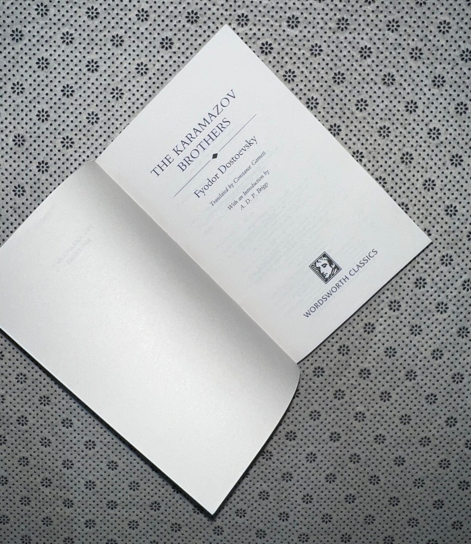 the karamazov brothers wordsworth classics by fyodor dostoyevsky