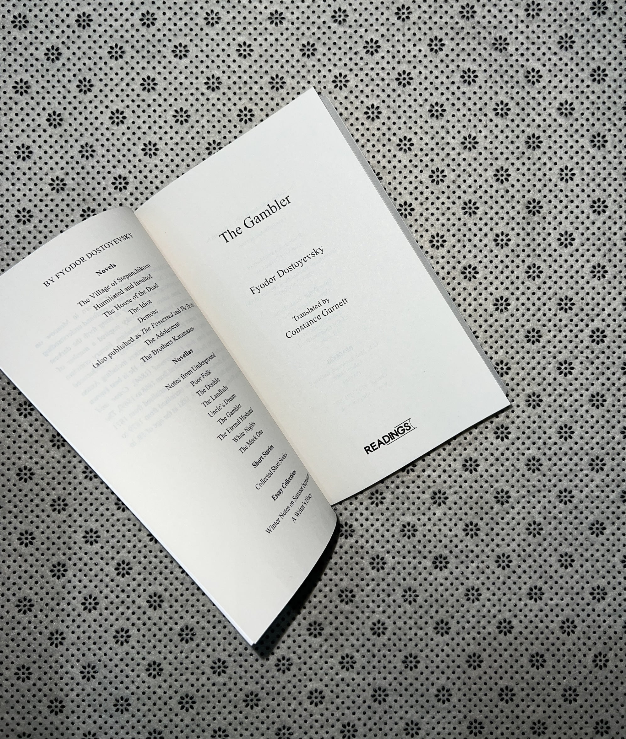 THE GAMBLER by Fyodor Dostoyevsky