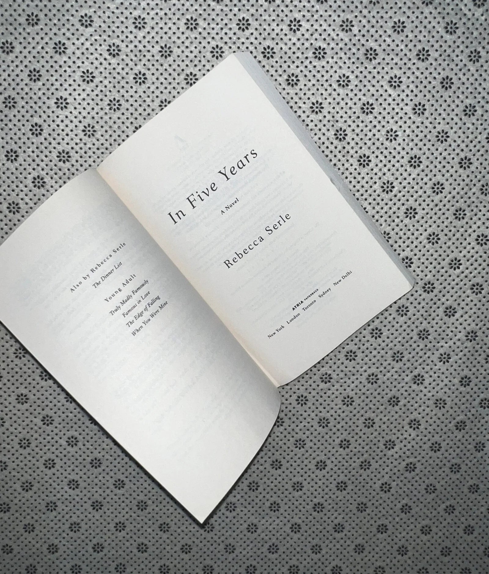 in five years by rebecca serle 1