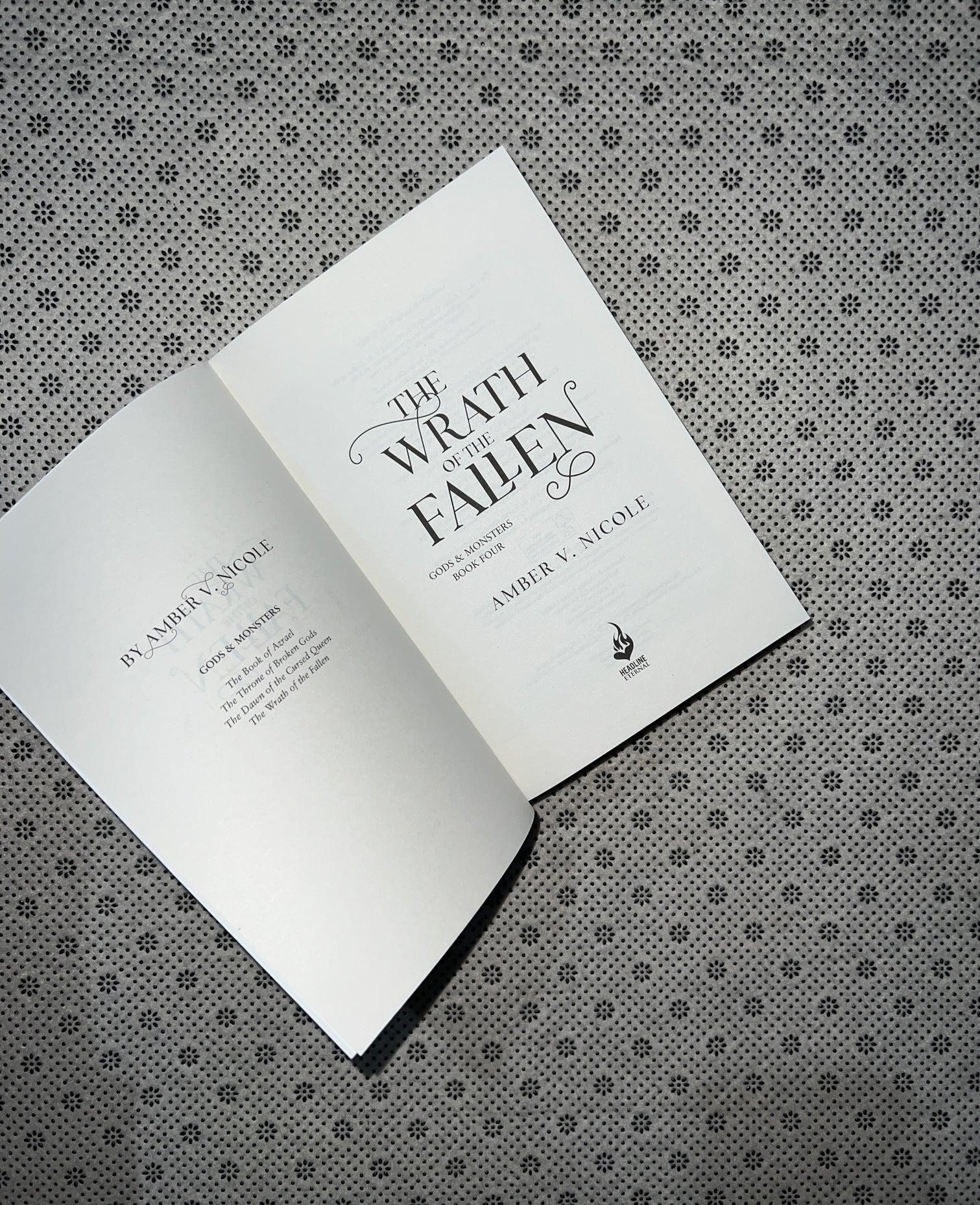 THE WRATH OF THE FALLEN: Gods And Monsters (Book 4) By Amber V. Nicole