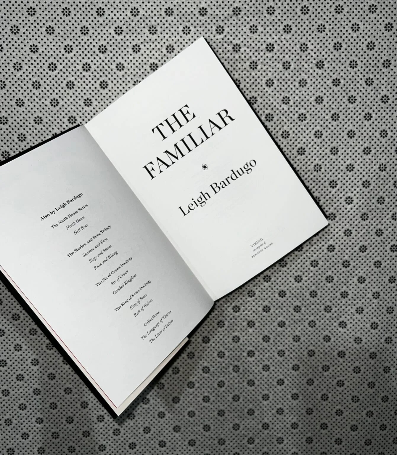 the familiar by leigh bardugo
