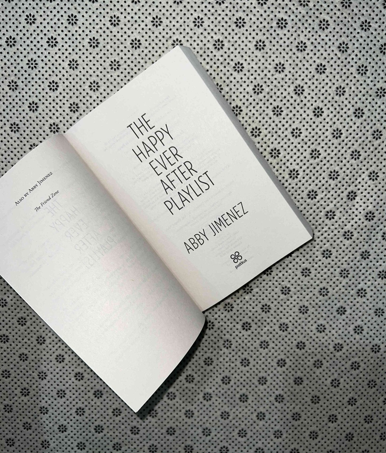 the happy ever after playlist by abby jimenez
