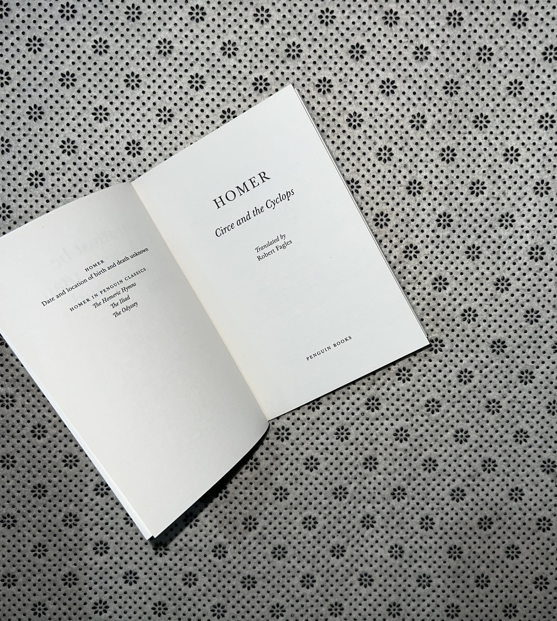 CIRCE AND THE CYCLOPS: Little Black Classics 70 (Translation) by Homer