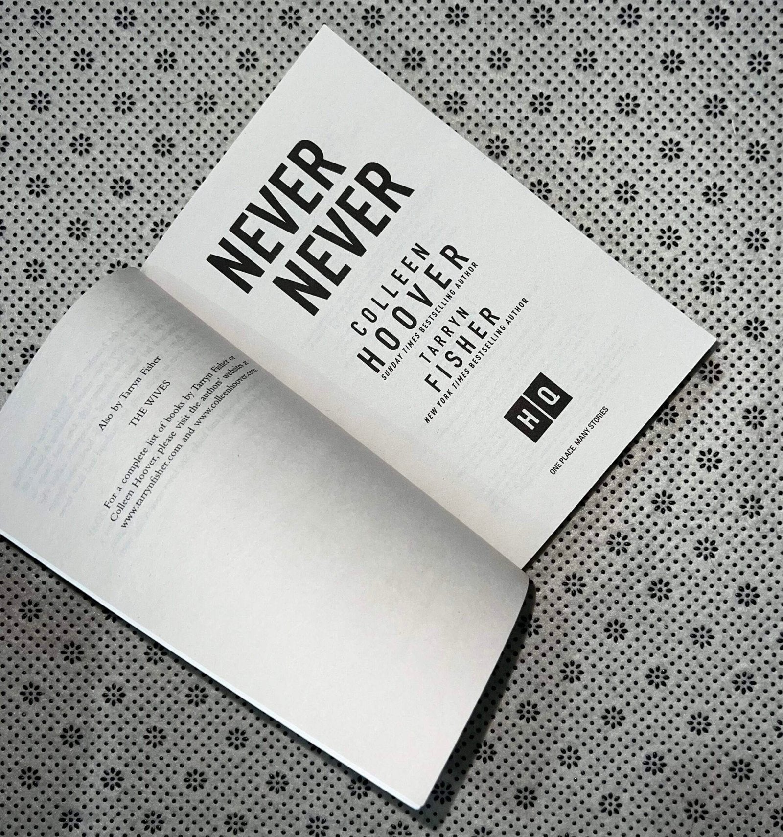 never never by colleen hoover