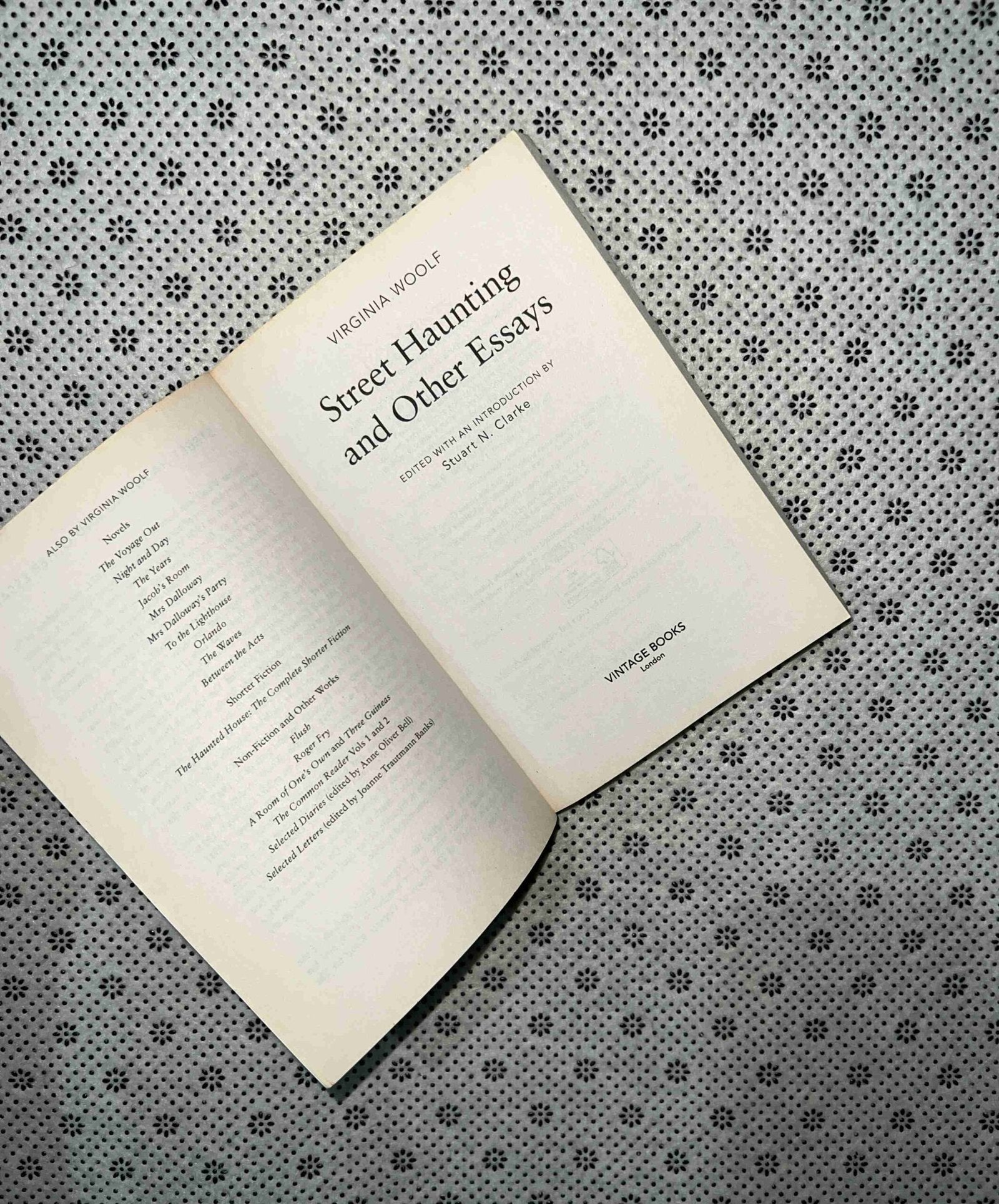 street haunting and other essays vintage classics by virginia woolf