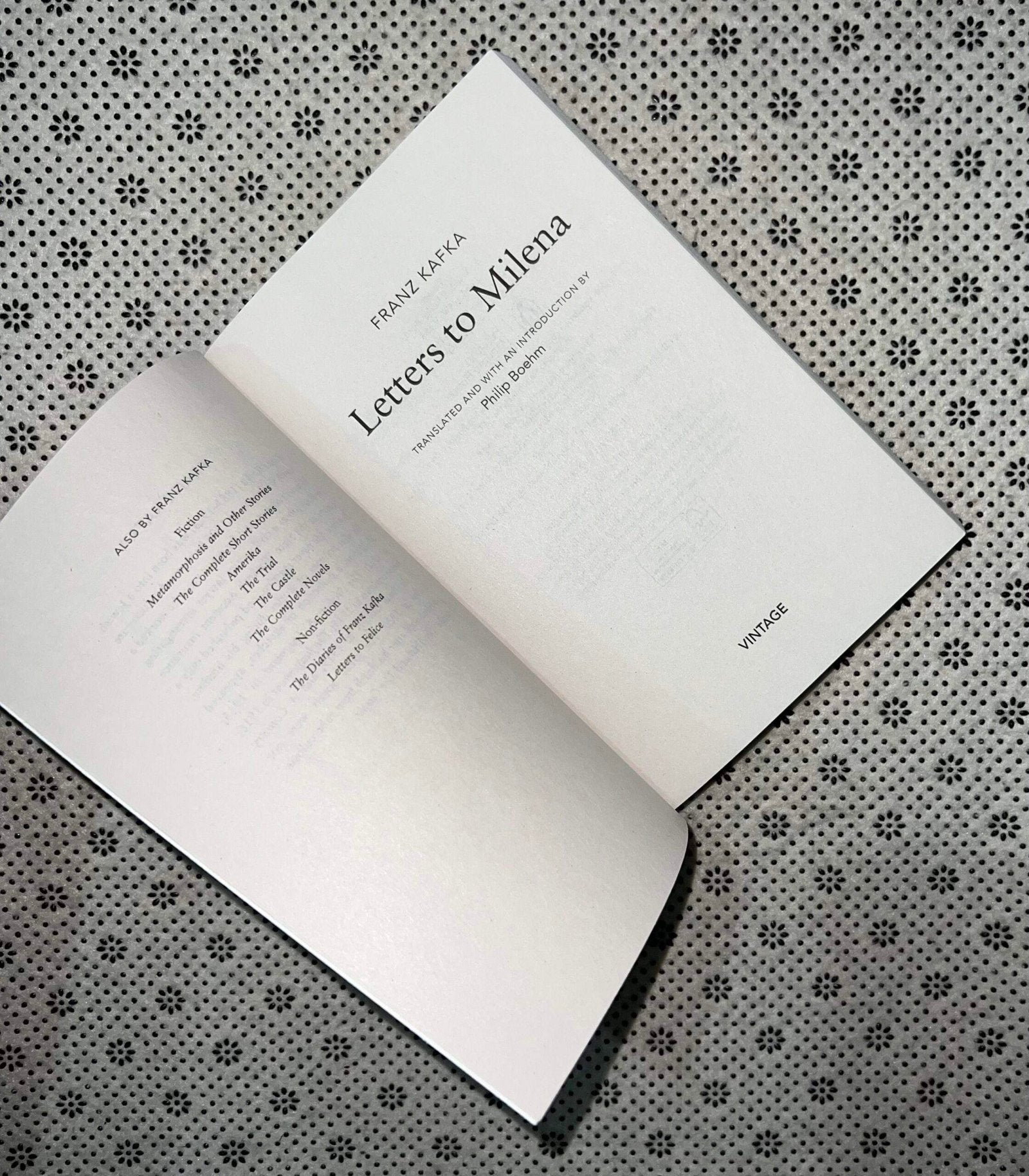 letters to milena vintage classics by franz kafka