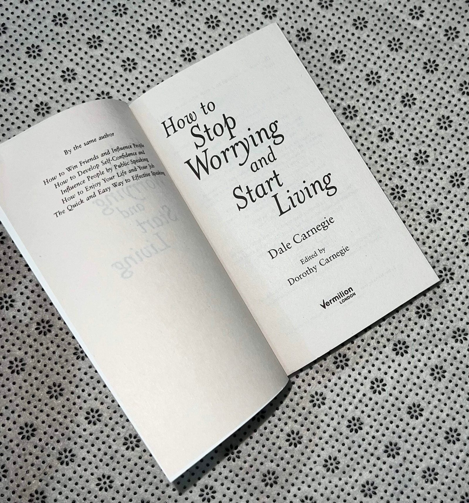 how to stop worrying and start living by dale carnegie