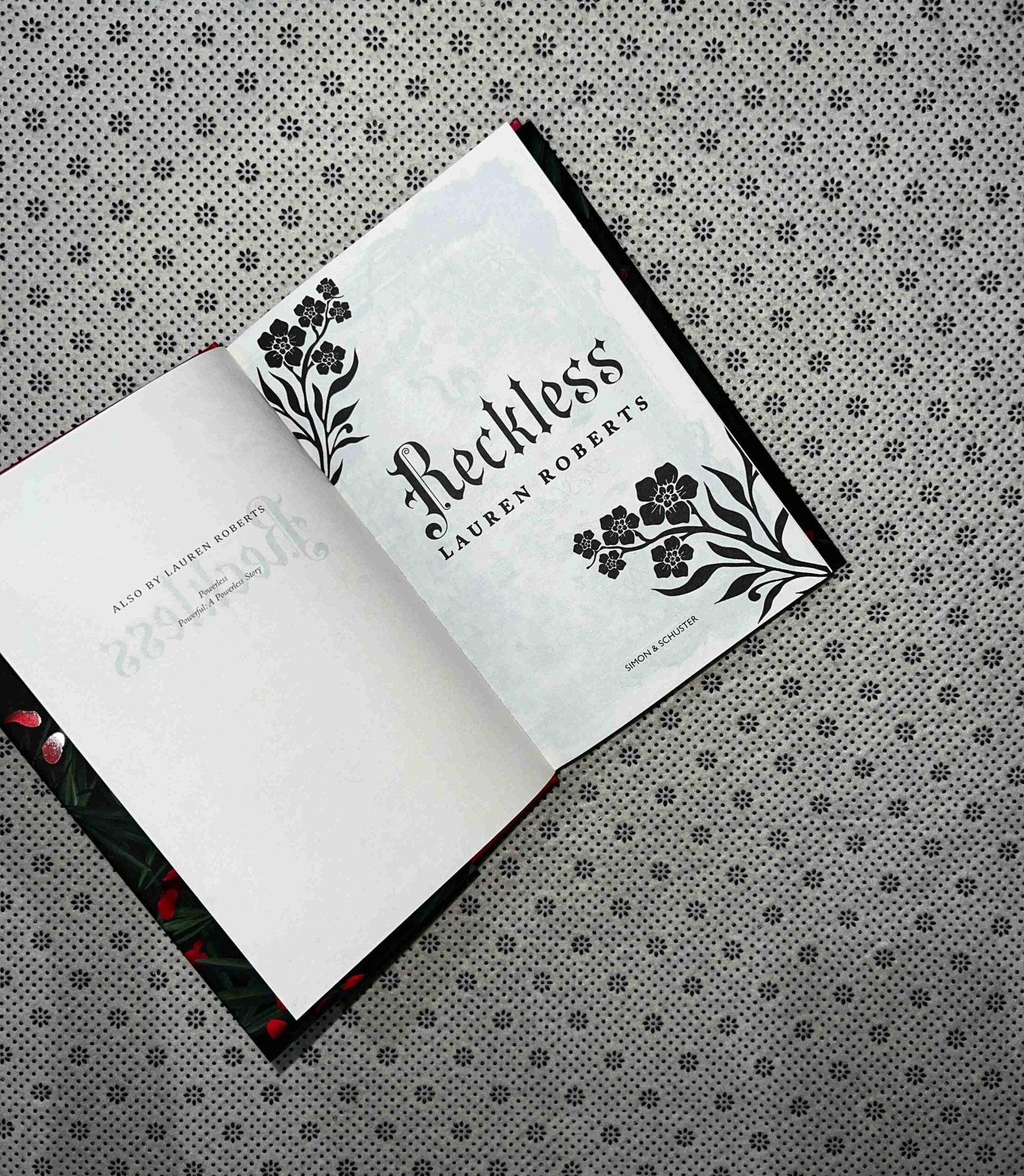reckless deluxe collectors edition the powerless series book 2 by lauren roberts