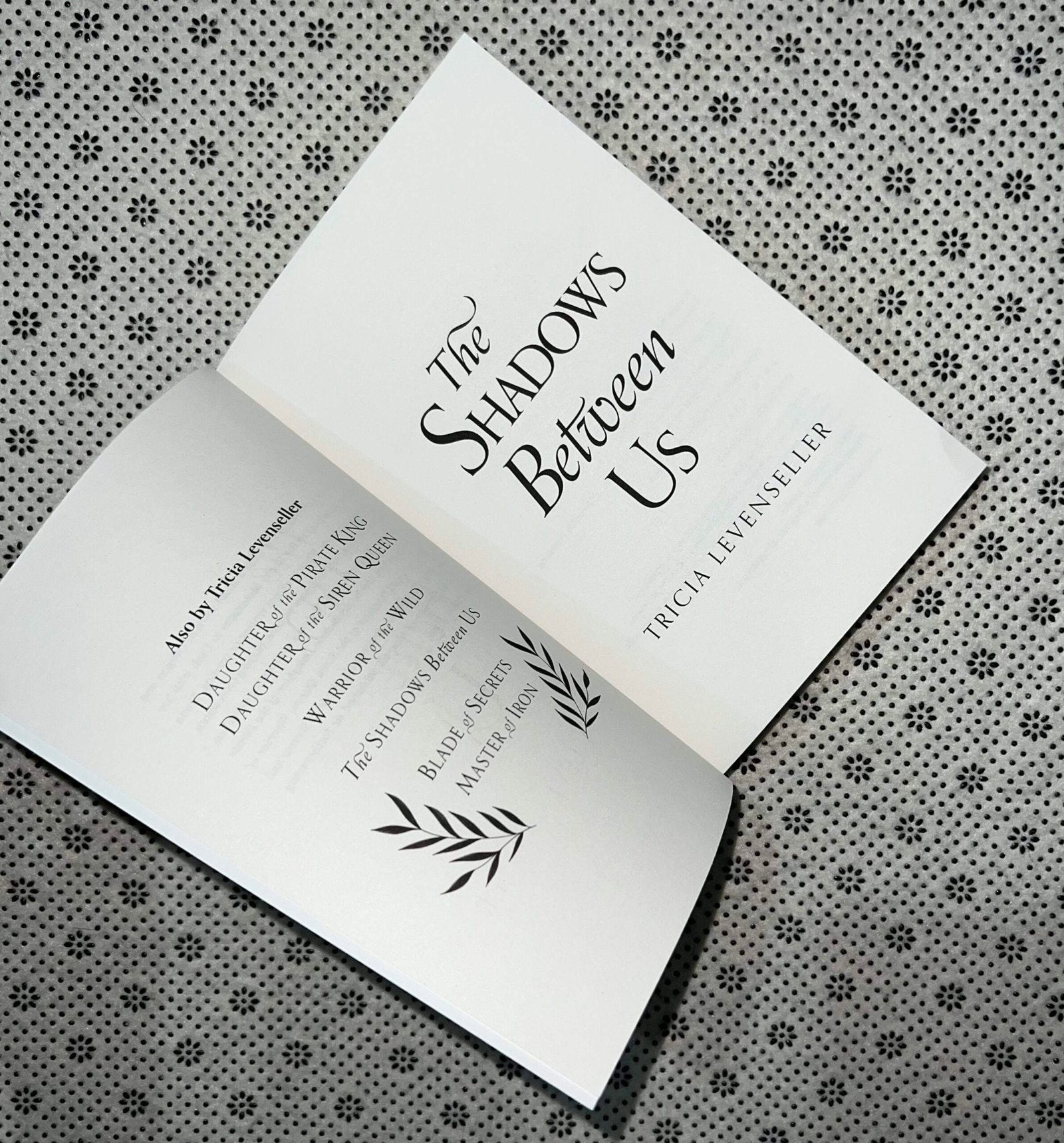 the shadows between us by tricia levenseller