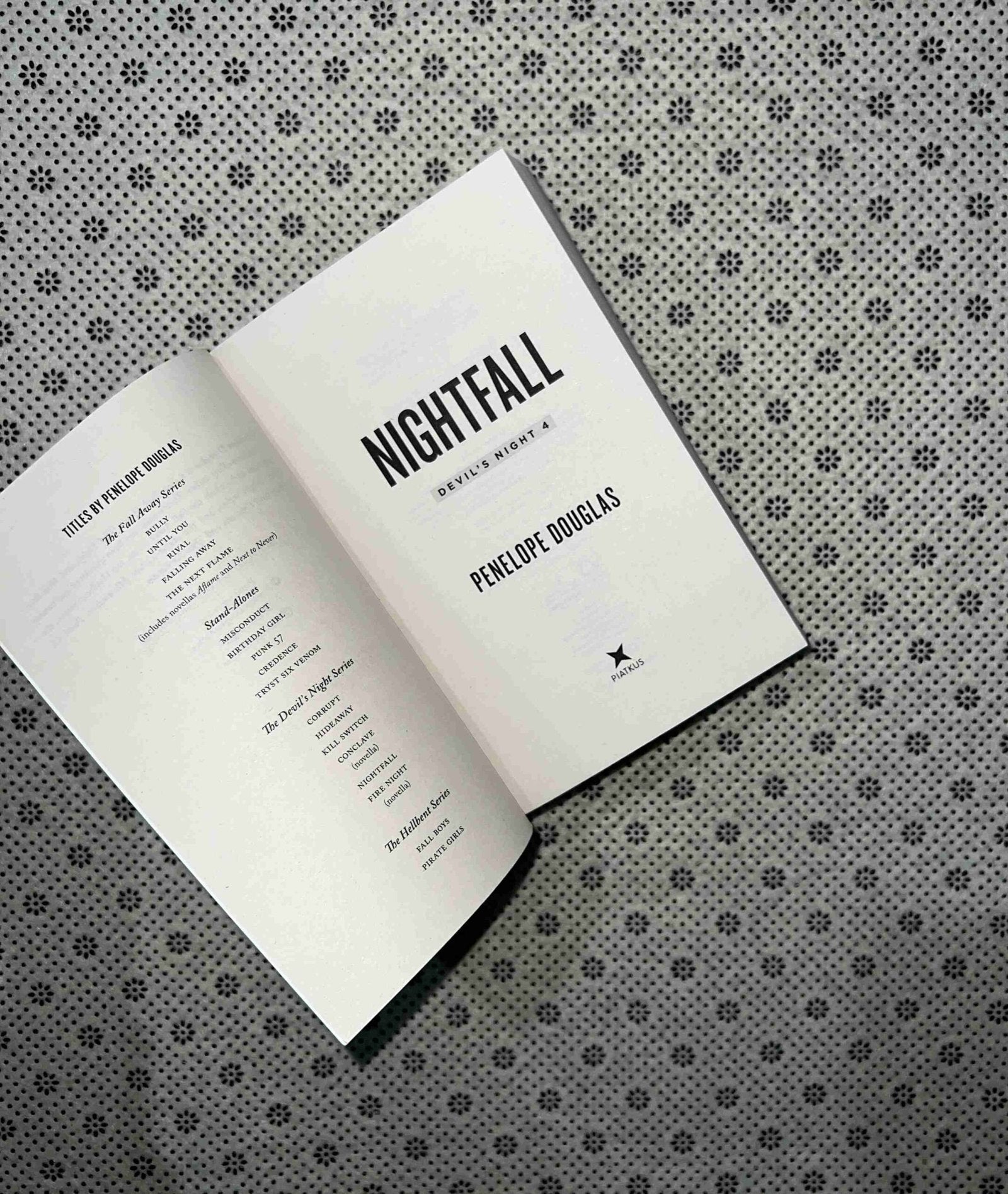 nightfall devils night series book 4 by penelope douglas