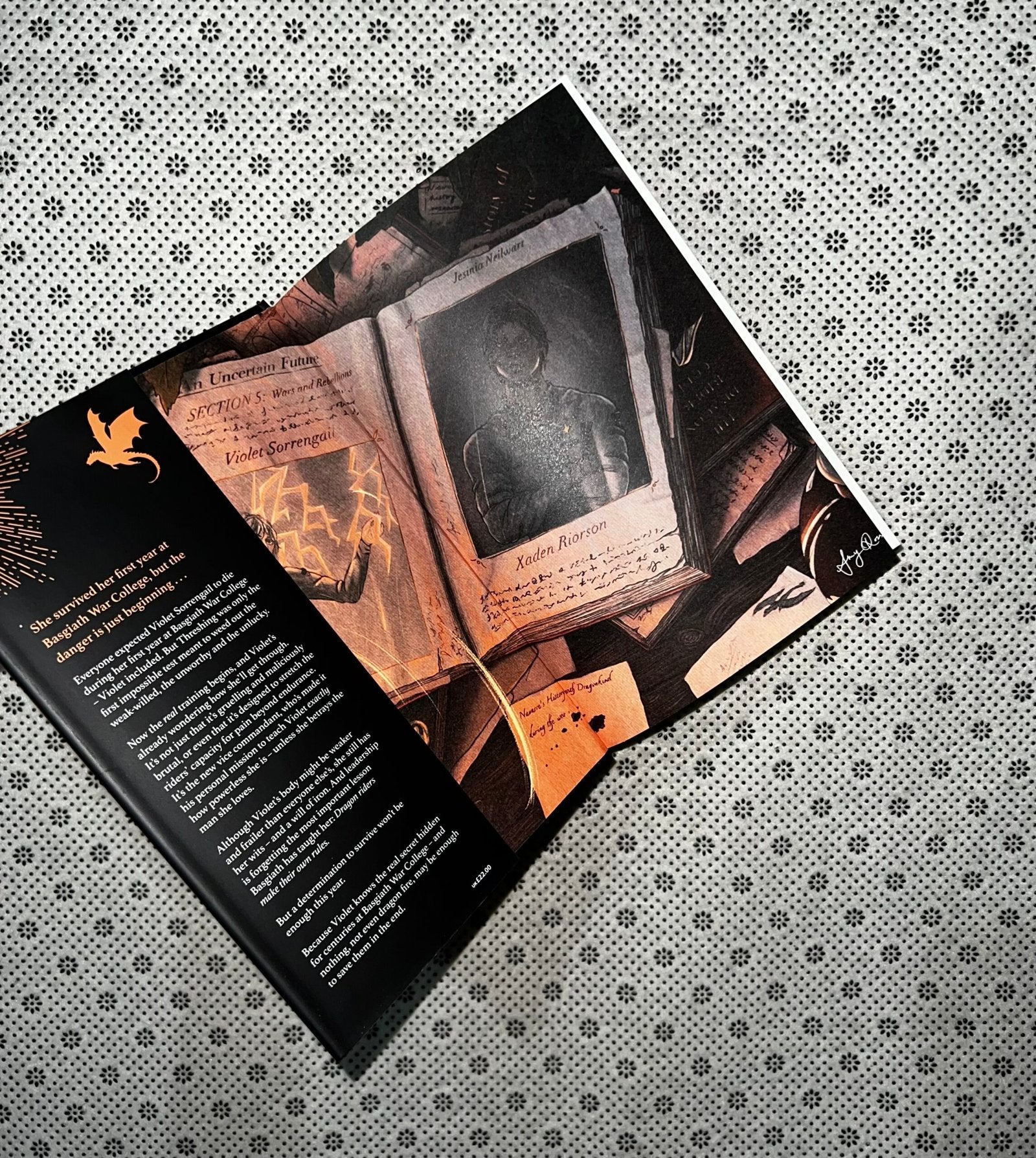 iron flame the empyrean series book 2 dust jacket edition by rebecca yarros