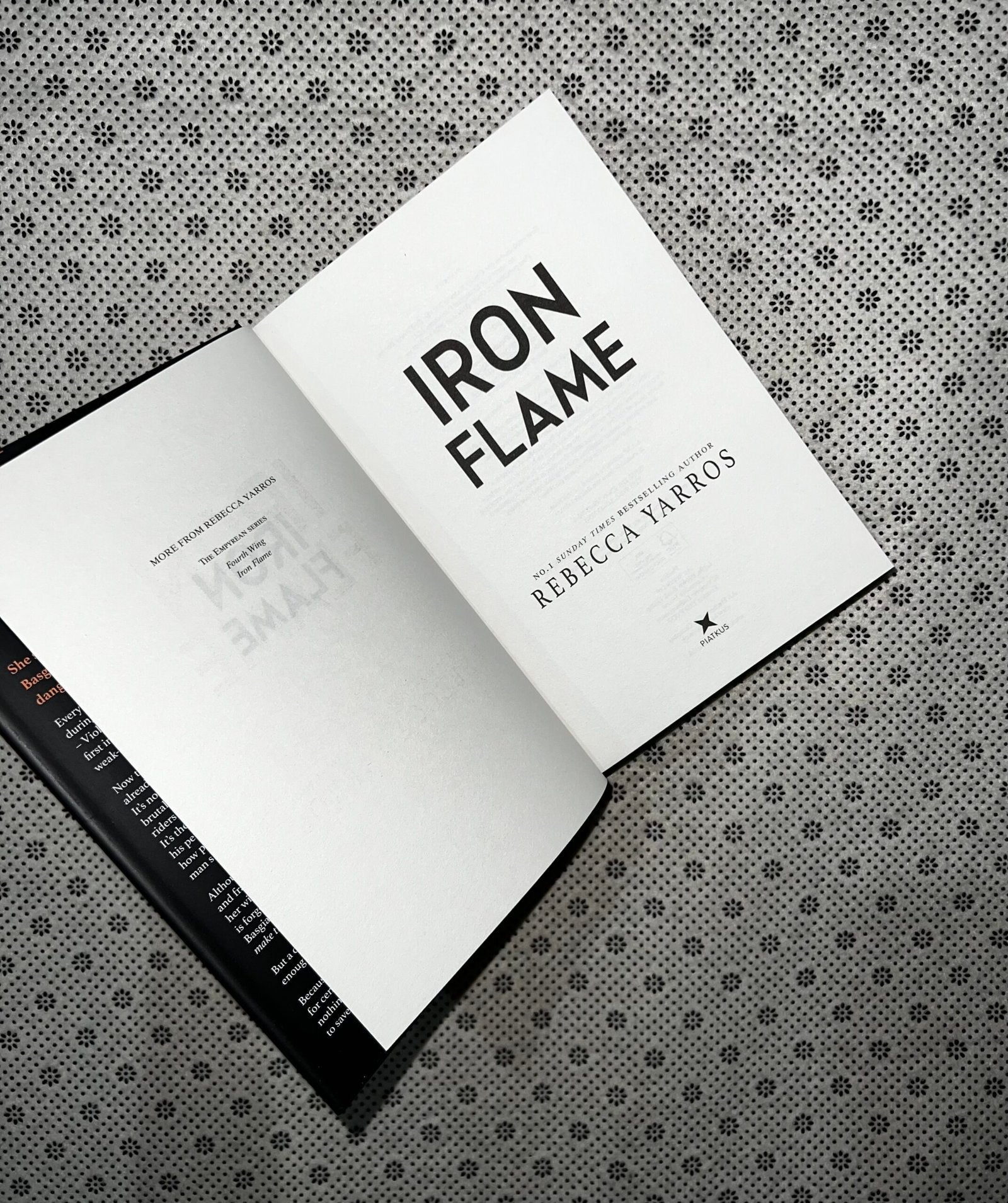 iron flame the empyrean series book 2 dust jacket edition by rebecca yarros
