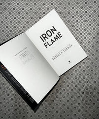 iron flame the empyrean series book 2 dust jacket edition by rebecca yarros