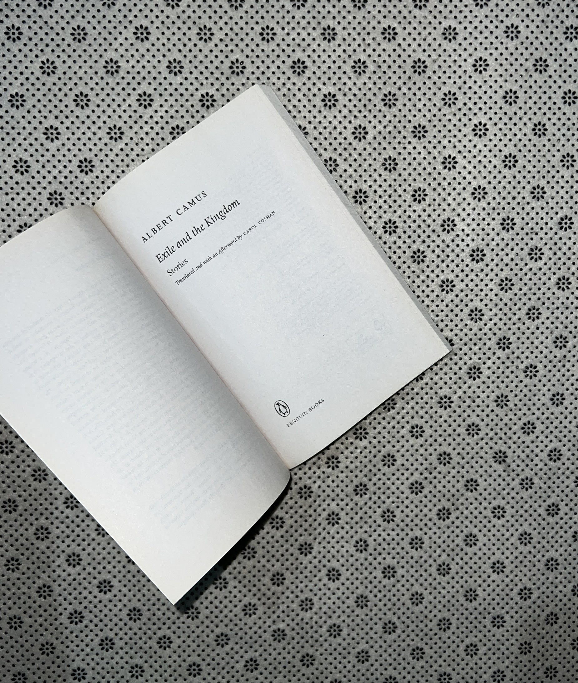 EXILE AND THE KINGDOM (Short Stories) by Albert Camus