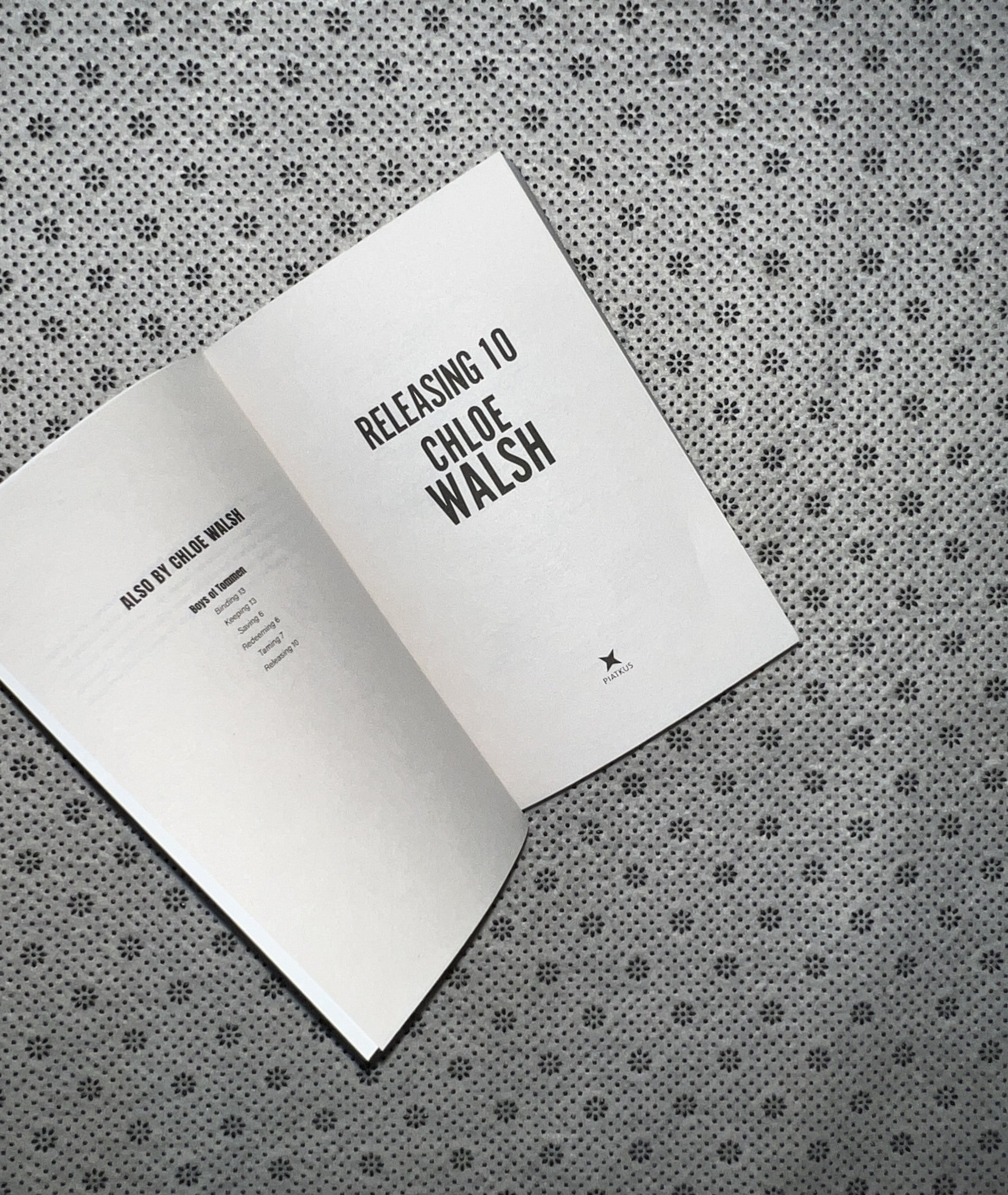 RELEASING 10 by Chloe Walsh 