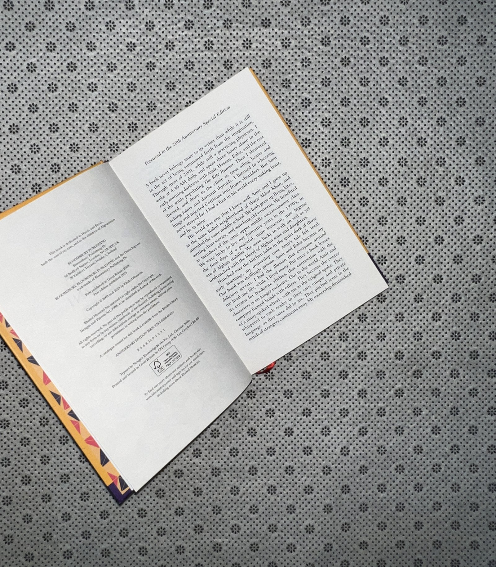 the kite runner 20th anniversary edition by khaled hosseini