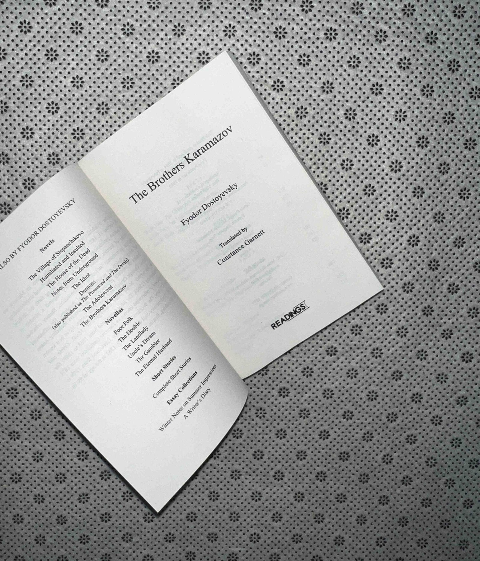 the brothers karamazov by fyodor dostoyevsky 1