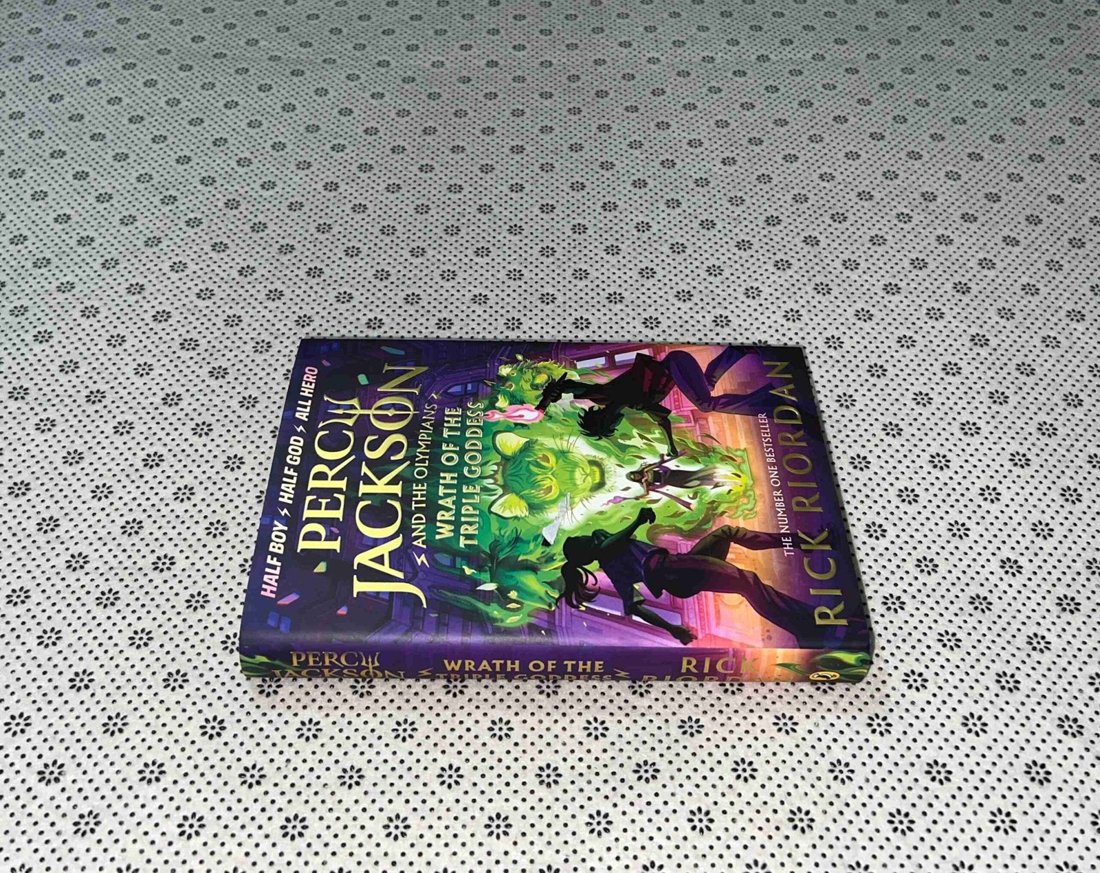 wrath of the triple goddes designed edges percy jackson and the olympians series book 7 by rick riordan