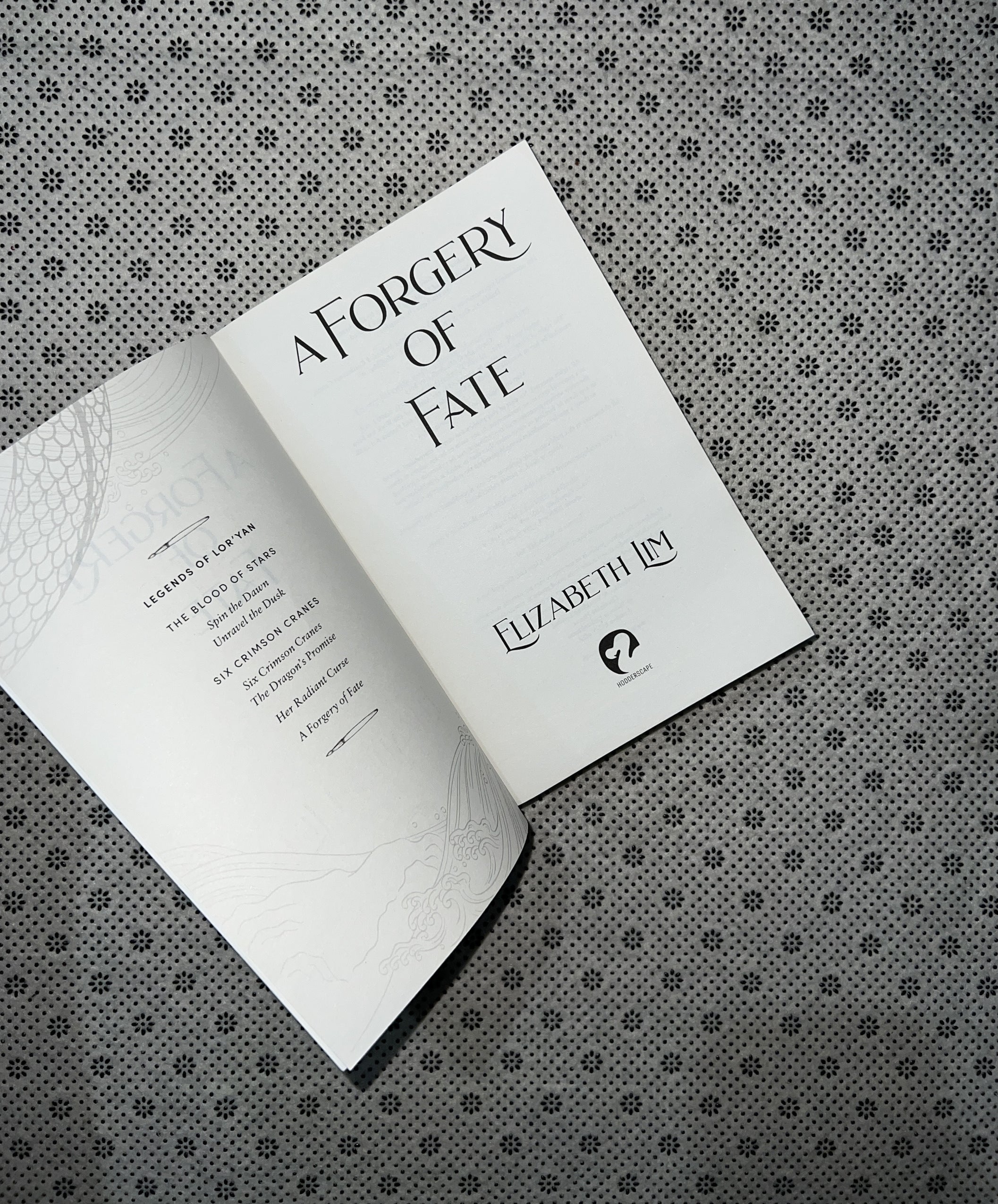 A FORGERY OF FATE by Elizabeth Lim