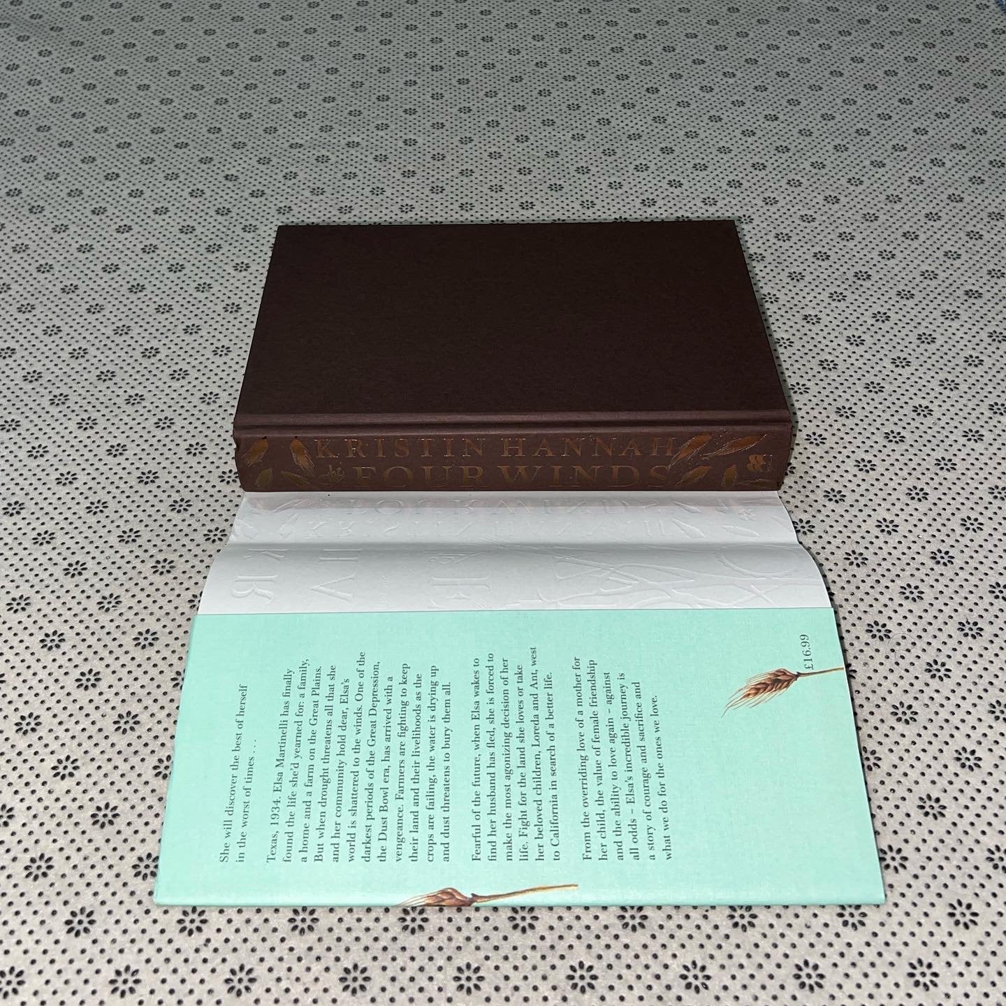 the four winds dust jacket edition by kristin hannah