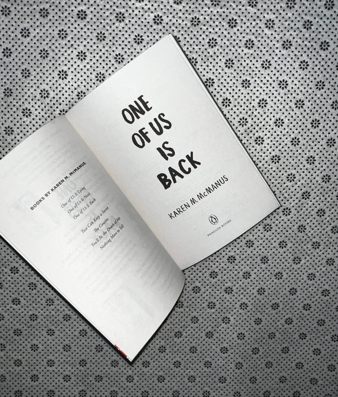 one of us is back one of us is lying book 3 coloured edges by karen m mcmanus 1