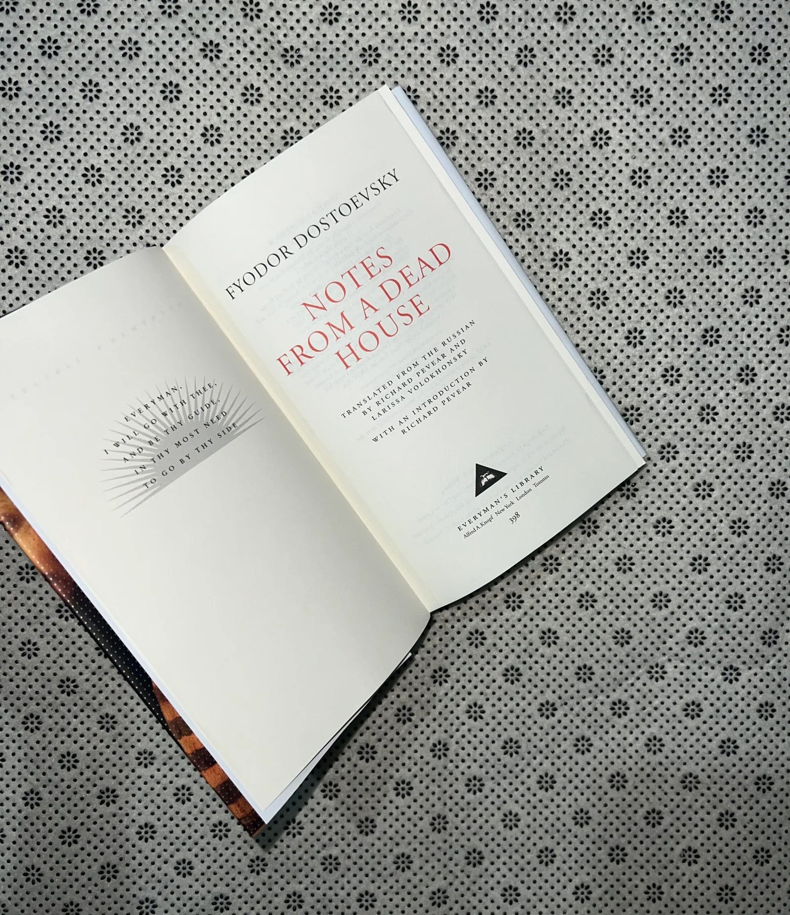 notes from a dead house everymans library classics by fyodor dostoyevsky